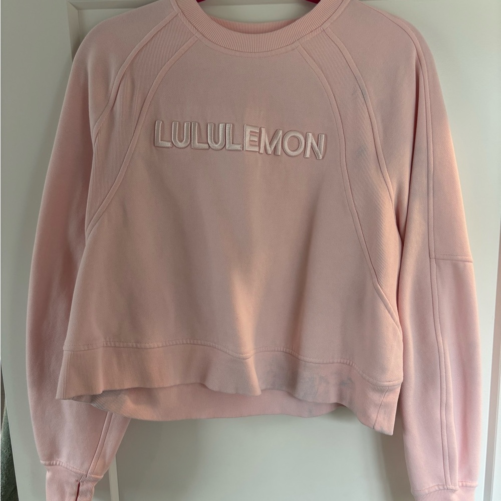Lululemon Pink Sweatshirt